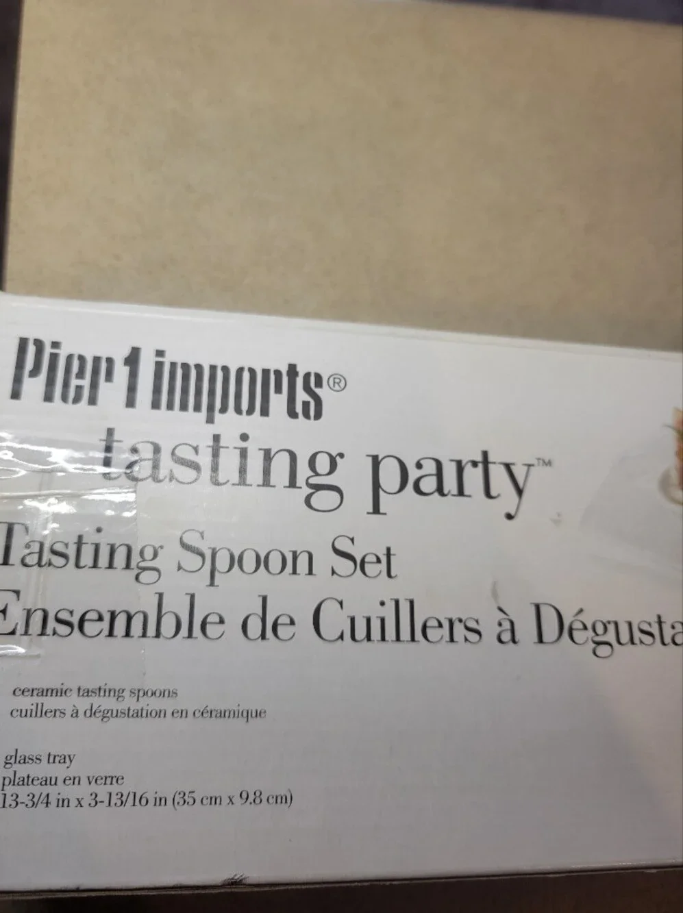 Pier 1 Tasting Spoon Set - White